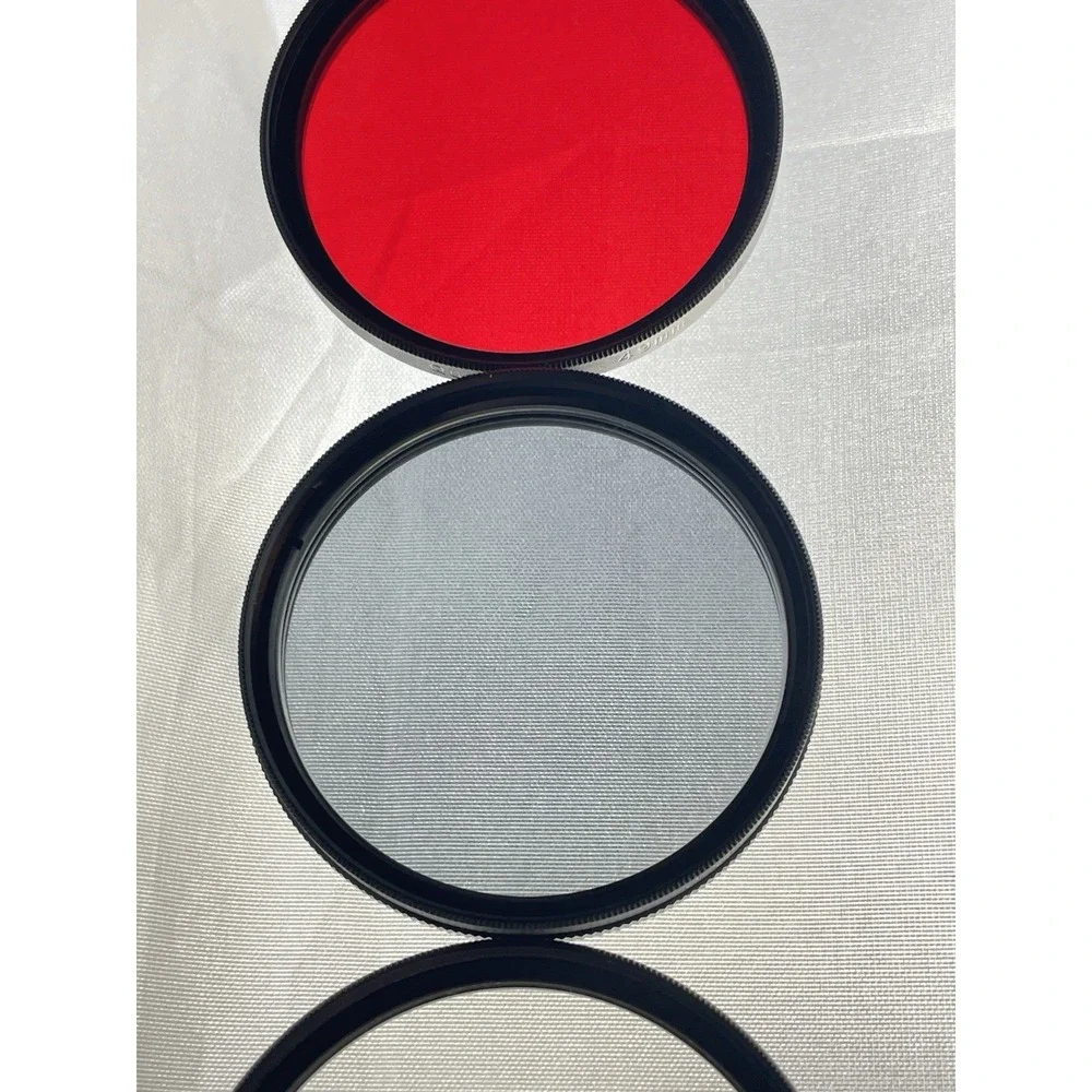 Camera Lens Filters‎ Lot Of Four 49 mm and 52 mm Albinar and Quantaray READ
